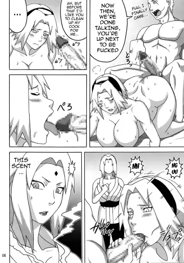 [Naruhodo] Tsunade no In Kangoku R - Chichikage Tanetsukeden | Tsunade's Lewd Prison 3 Fhentai - Page 7