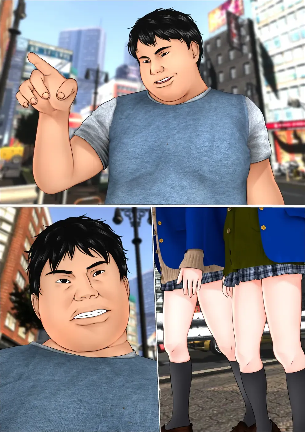 [Moyu] Ore dake ga Nani o Shite mo Yurusareru Sekai Sono Hen ni Ita Joshikousei 2-ningumi o Koukai Rape -Zenpen- Fhentai - Page 67