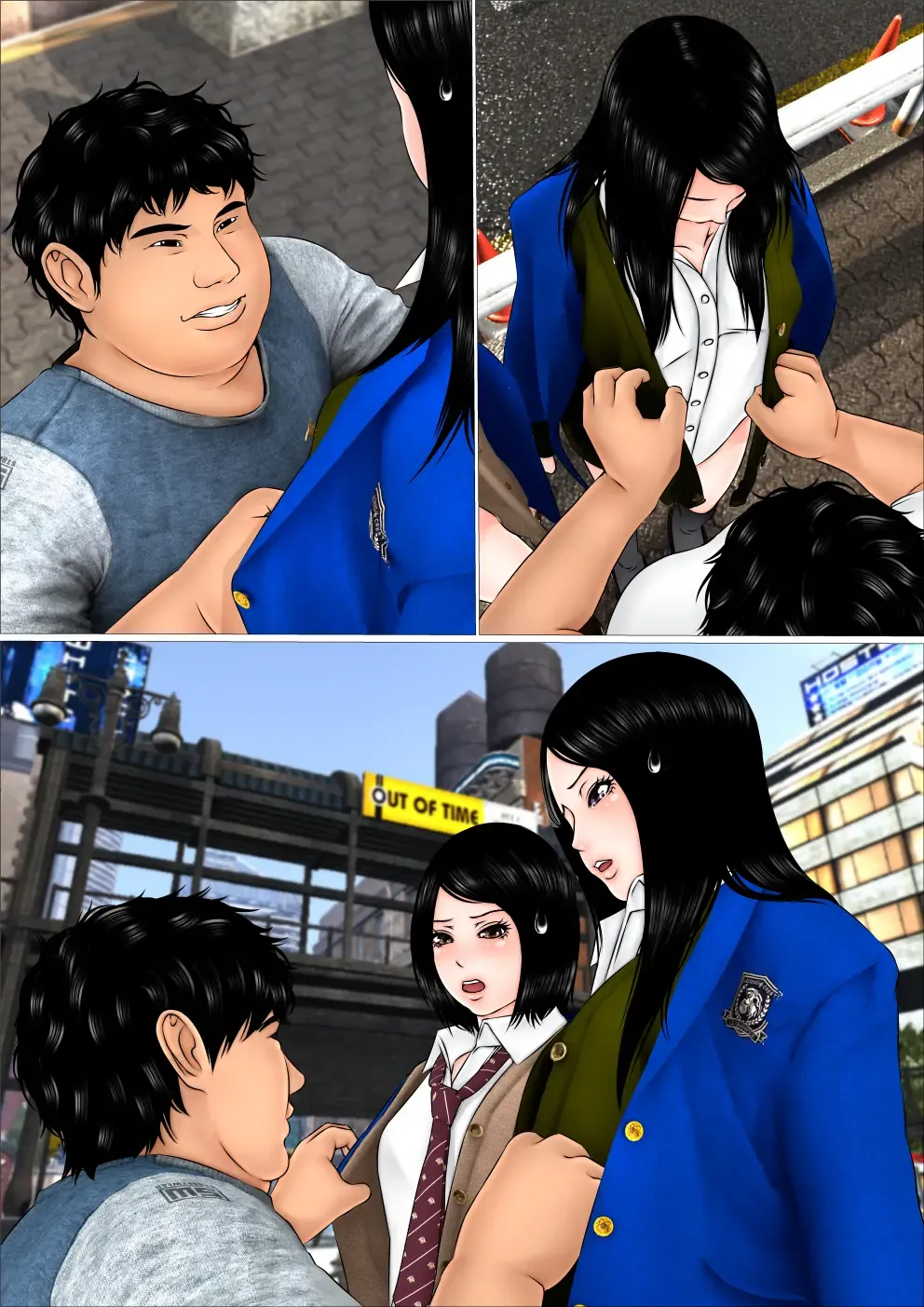 [Moyu] Ore dake ga Nani o Shite mo Yurusareru Sekai Sono Hen ni Ita Joshikousei 2-ningumi o Koukai Rape -Zenpen- Fhentai - Page 80