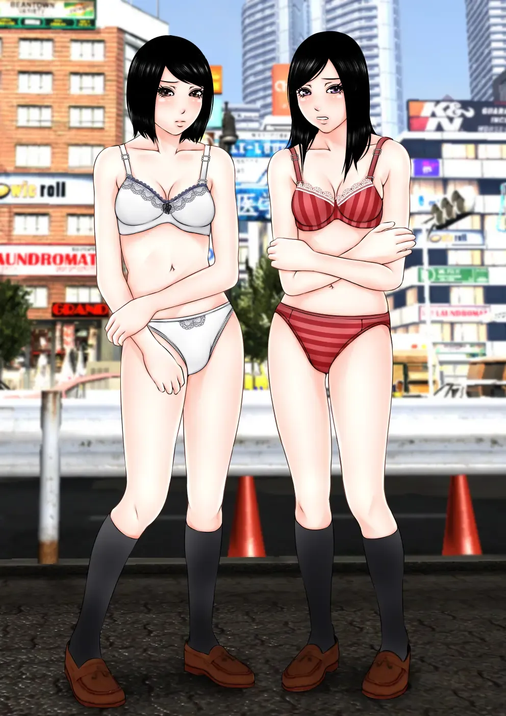 [Moyu] Ore dake ga Nani o Shite mo Yurusareru Sekai Sono Hen ni Ita Joshikousei 2-ningumi o Koukai Rape -Zenpen- Fhentai - Page 84