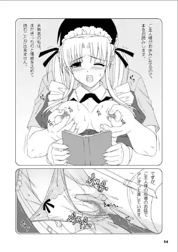 [Saeki Hokuto] Maid-san no Gohoushi Nikki Fhentai - Page 12