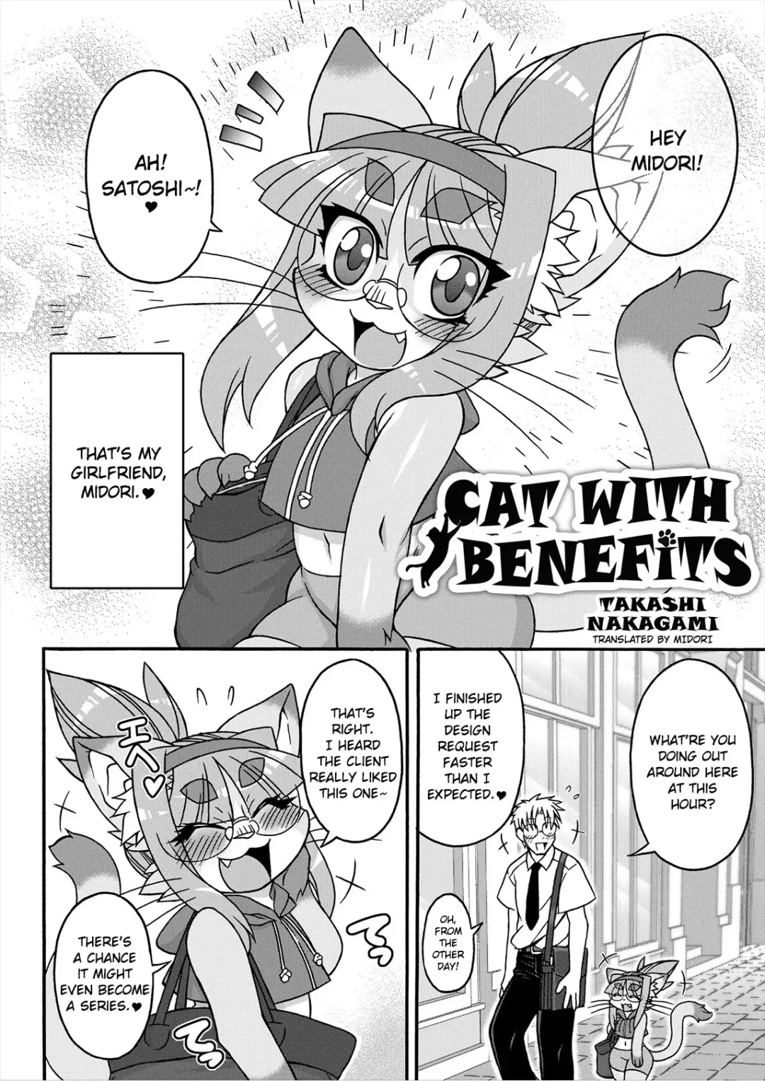 [Nakagami Takashi] Neko Kano no Midori-san 1 | Cats With Benefits Fhentai - Page 2