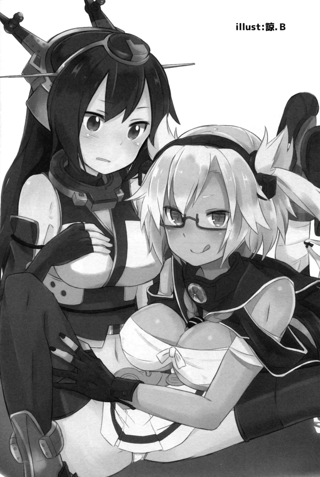 [Ikeshita Maue - Tsuzuki Masumi] Musashi x Nagato Anthology "Beast Emotion" Fhentai - Page 49