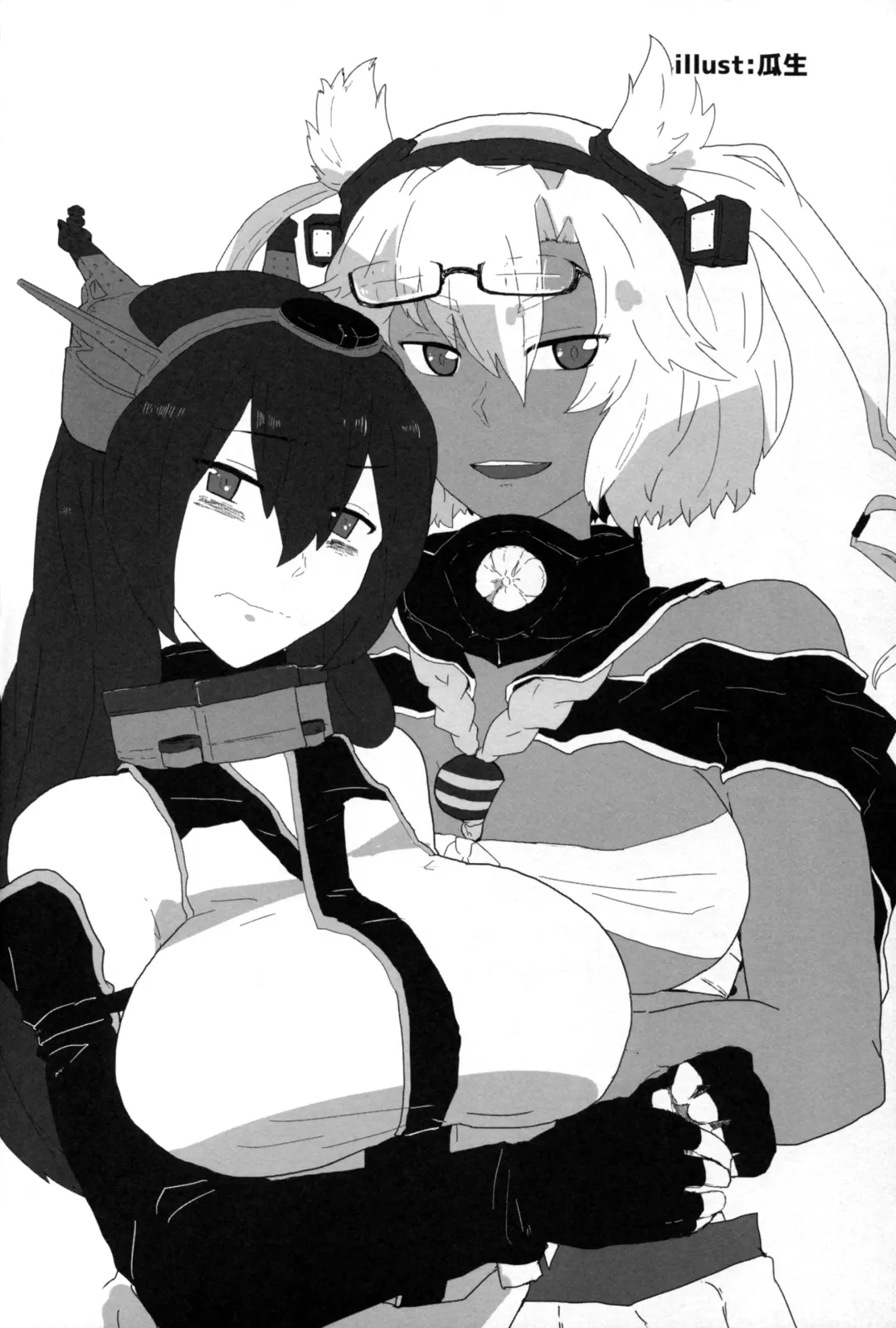 [Ikeshita Maue - Tsuzuki Masumi] Musashi x Nagato Anthology "Beast Emotion" Fhentai - Page 51