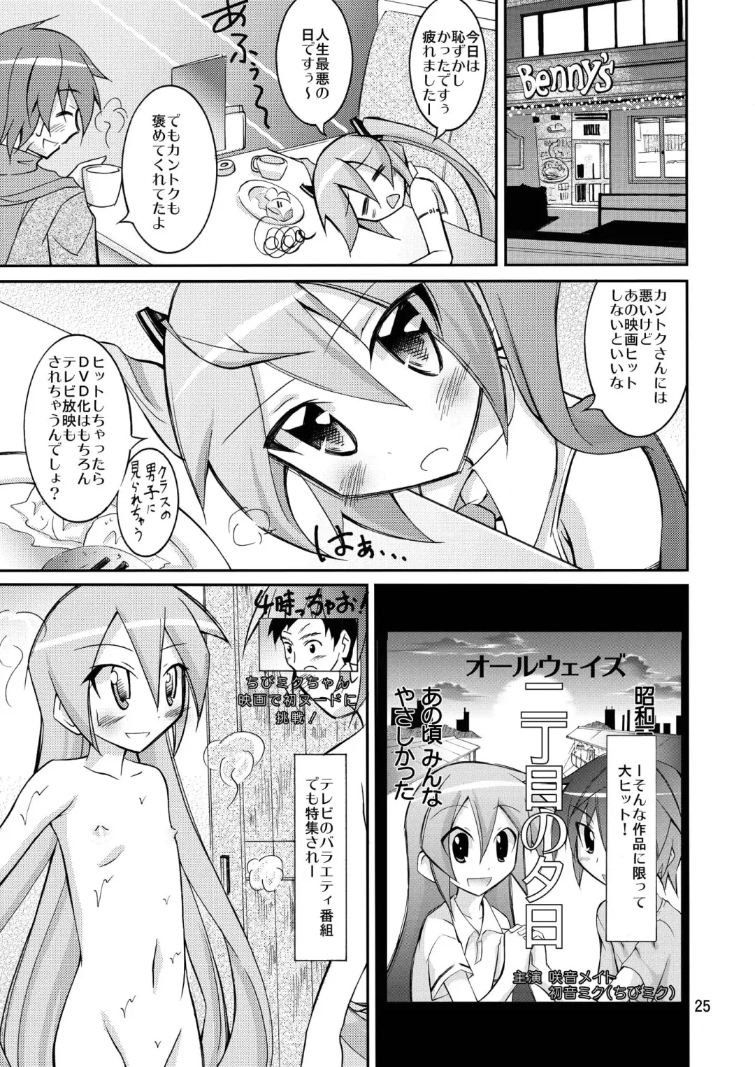 [Matsuno Susumu] Chibi-miku no Satsuei Genba de Supponpon Fhentai - Page 24