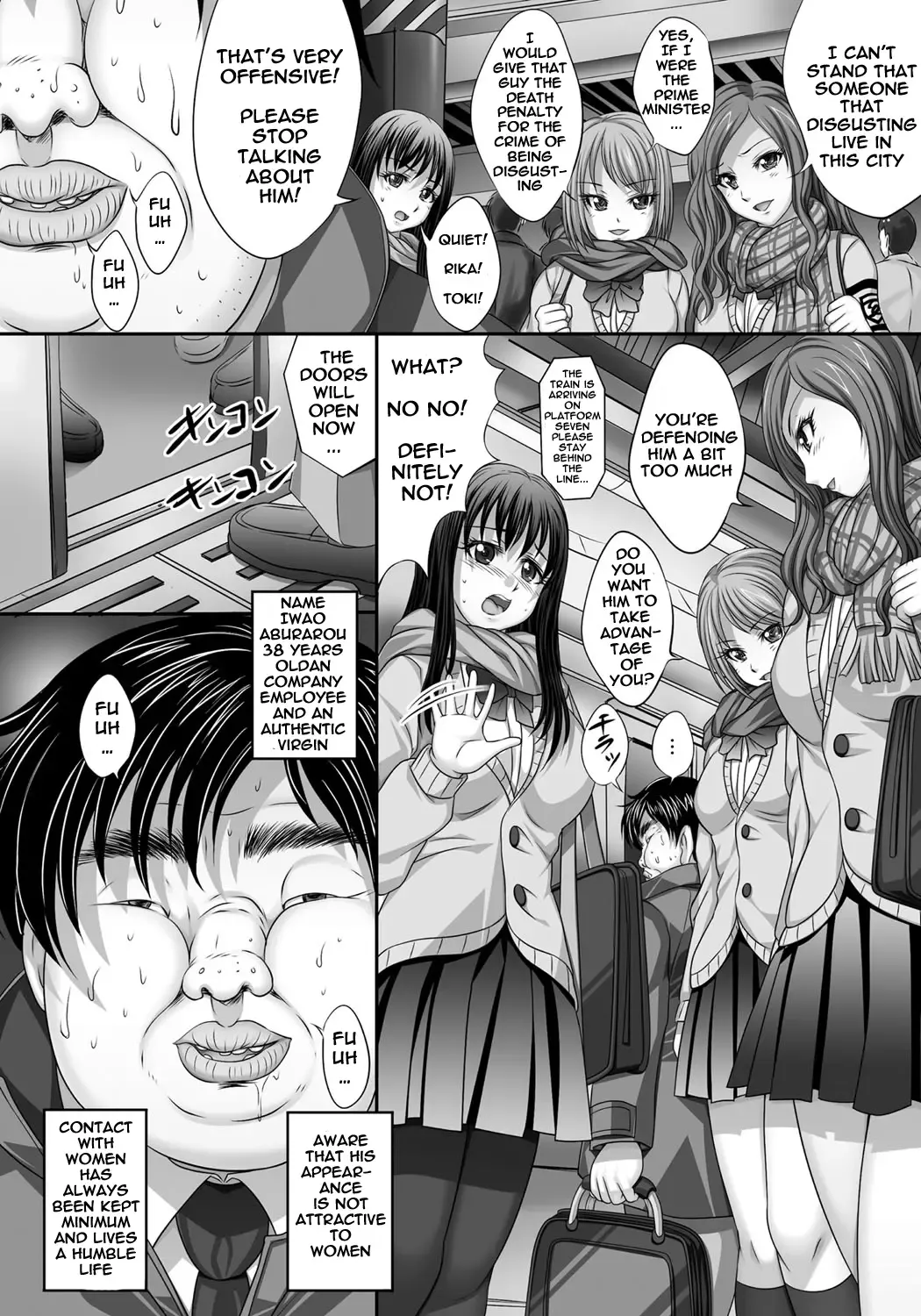 [Nao Takami] Busamen ga Tsuukin Densha no Jikan o Tomete JK ni xx Fhentai - Page 2
