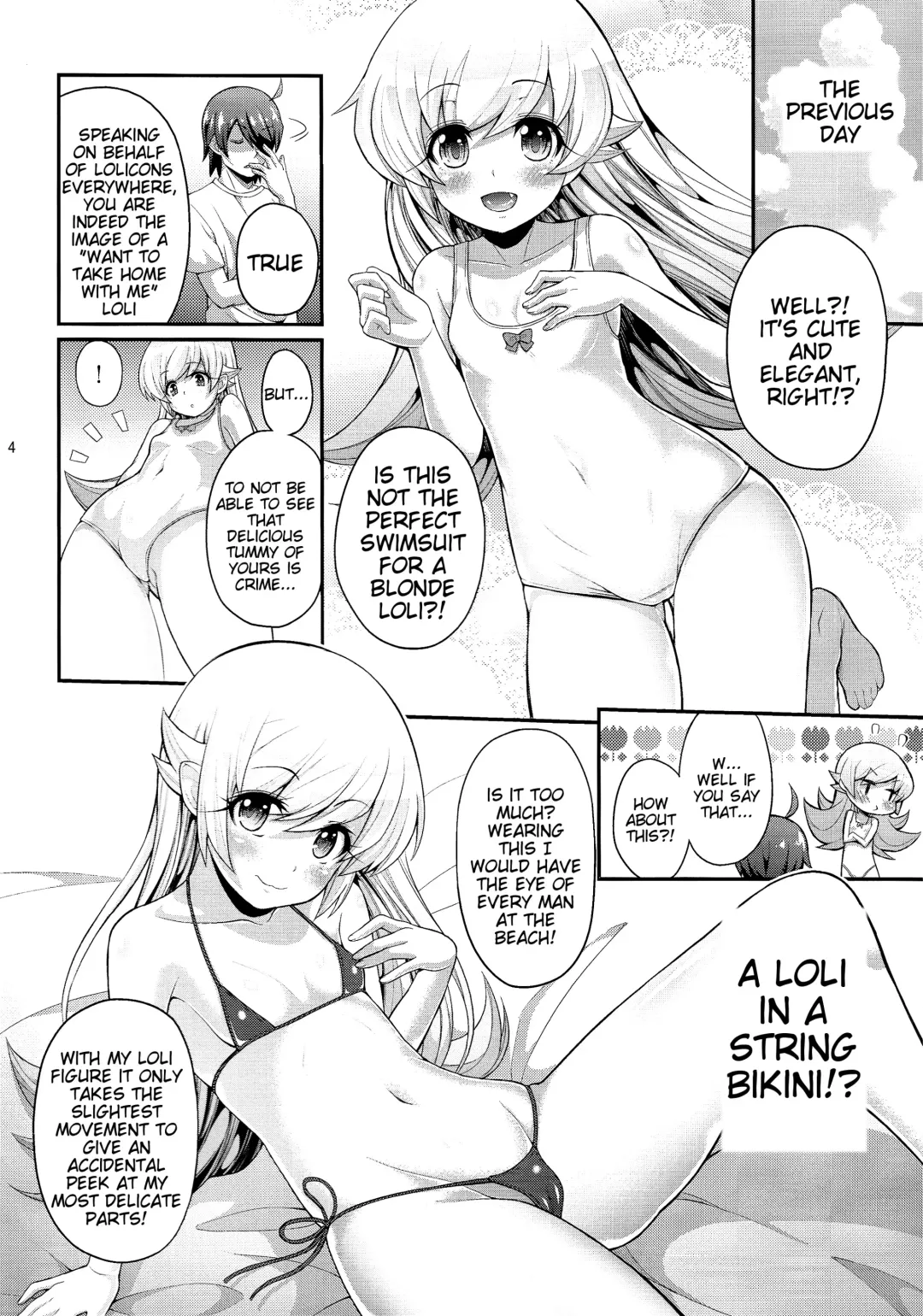 [Yakumi Benishouga] Pachimonogatari Part 9: Shinobu Collection Fhentai - Page 4