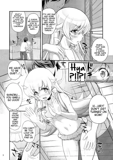 [Yakumi Benishouga] Pachimonogatari Part 9: Shinobu Collection Fhentai - Page 8