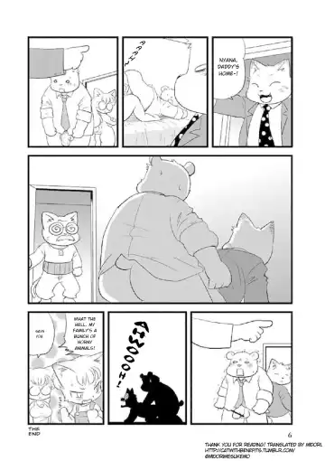 [Yamashita Woory] Norihiko Tama - Mr. Bear and the Wild Family Fhentai - Page 6