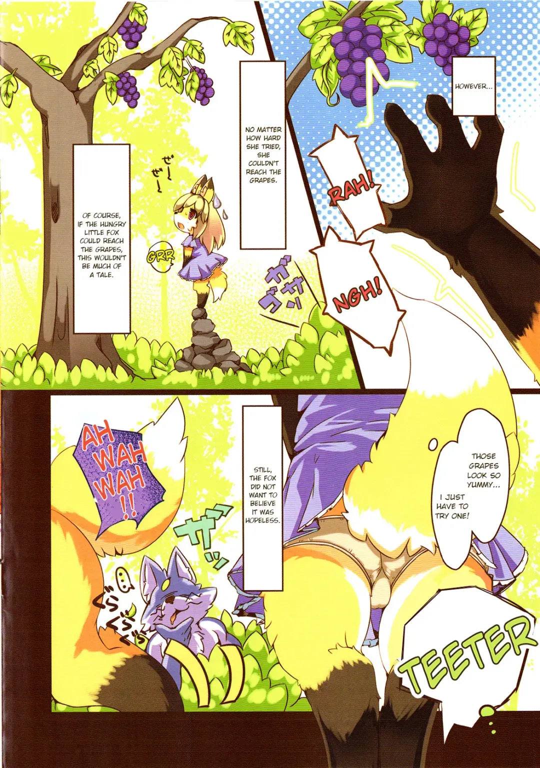 [Sirokoma] Ochiru Budou Tabetai Kitsune | Hungry for Sour Grapes Fhentai - Page 3