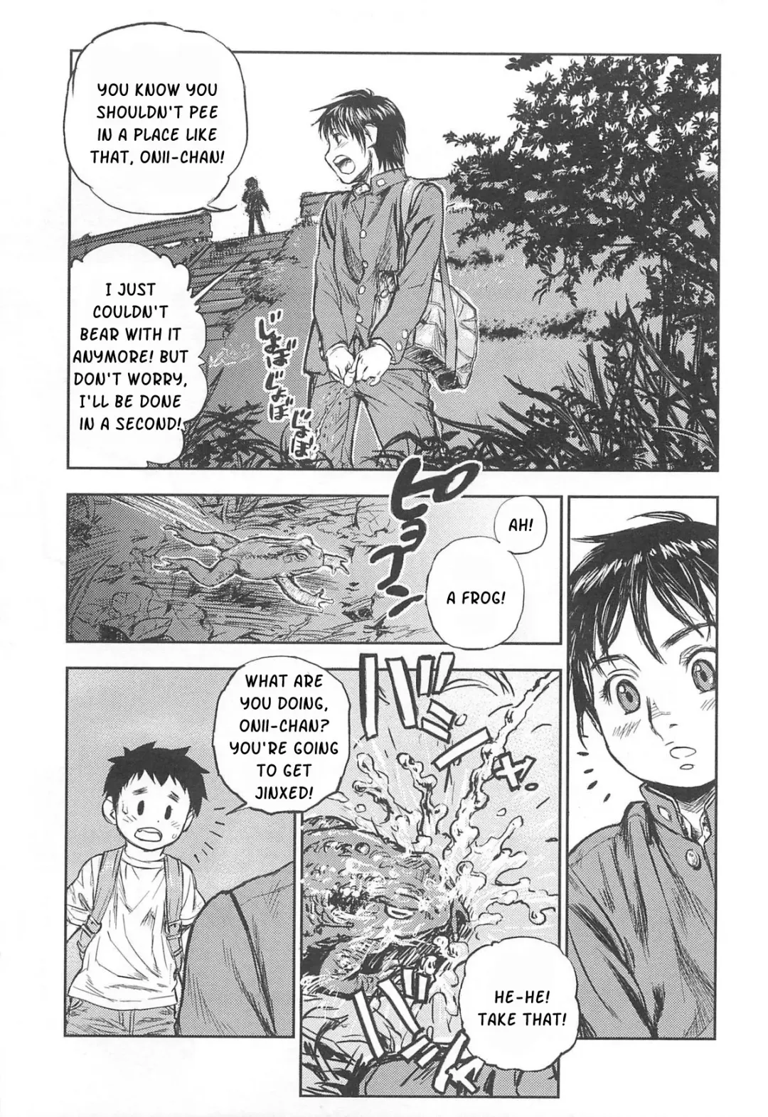 [Ohba Yohkyoh] Kaeru no Tsura ni.... | in the face of a frog... Fhentai - Page 1