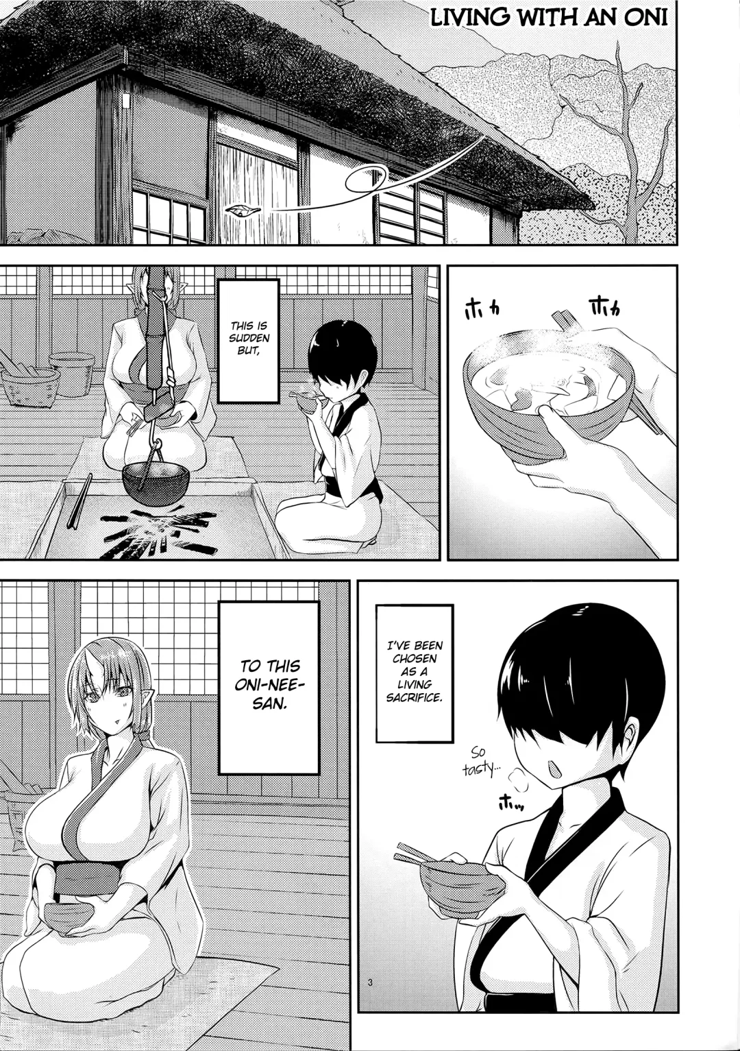 [Obmas] Onikurashi | Living with an Oni Fhentai - Page 2