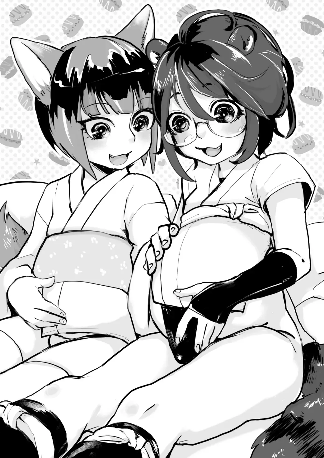 [Omecho] Osu Kitsune to Tanuki no Kyousei  Yomeiri Fhentai - Page 15