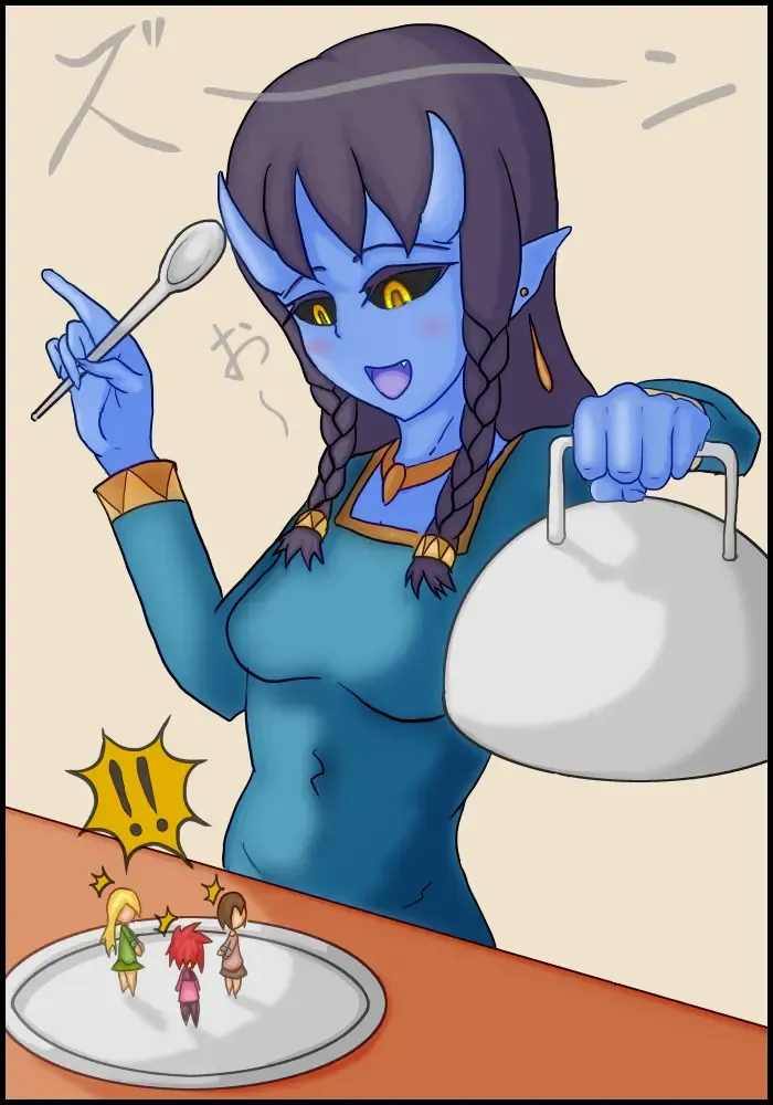 [Iruka] Jingai musume no shokuji Fhentai - Page 4