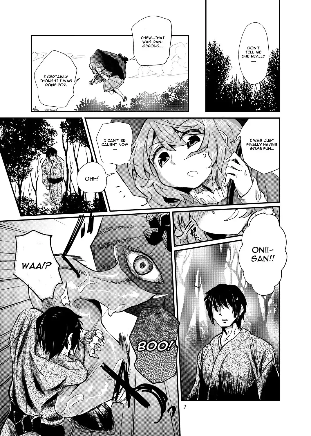 [Magifuro Konnyaku] Odoroki no Kogasa dezumu Fhentai - Page 6