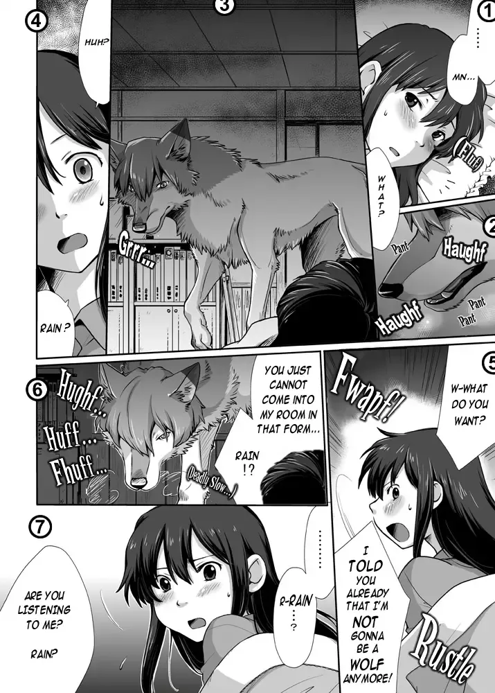 [Souko Souji] Ookami Kodomo no Kinshinkan ~Watashi wa Ookami no Otouto ni Okasaremashita | Wolf-Child Incest Fhentai - Page 4