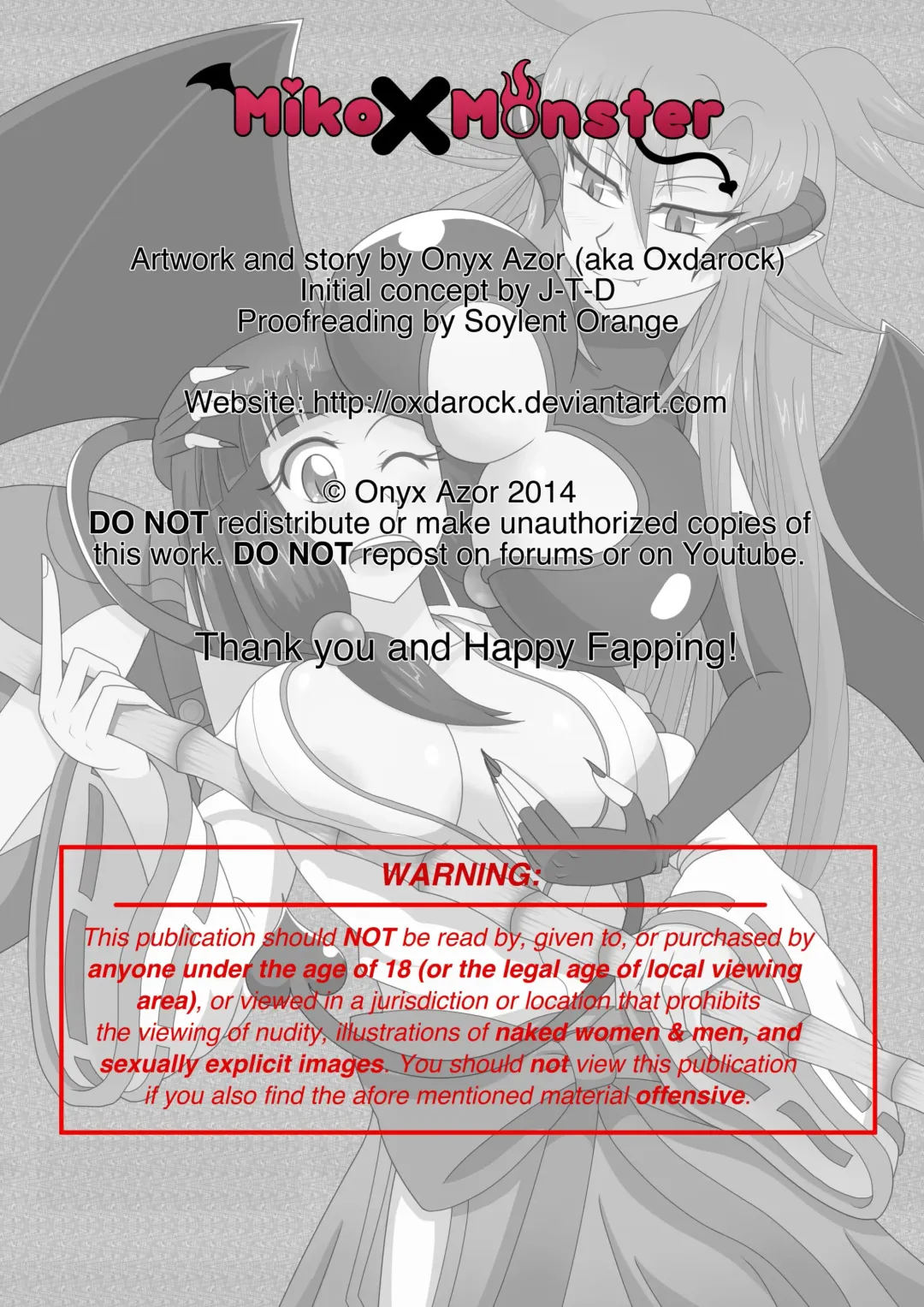 [Oxdaman] MikoXMonster_Chapter1_A_Lovely_Devil_in_Me Fhentai - Page 2