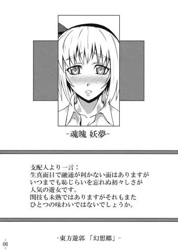 [Johnny] Touhou Yuukaku "Gensoukyou" e Youkoso Fhentai - Page 8