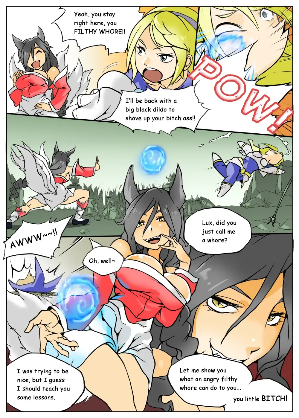 Lux gets Ganked! Fhentai - Page 3
