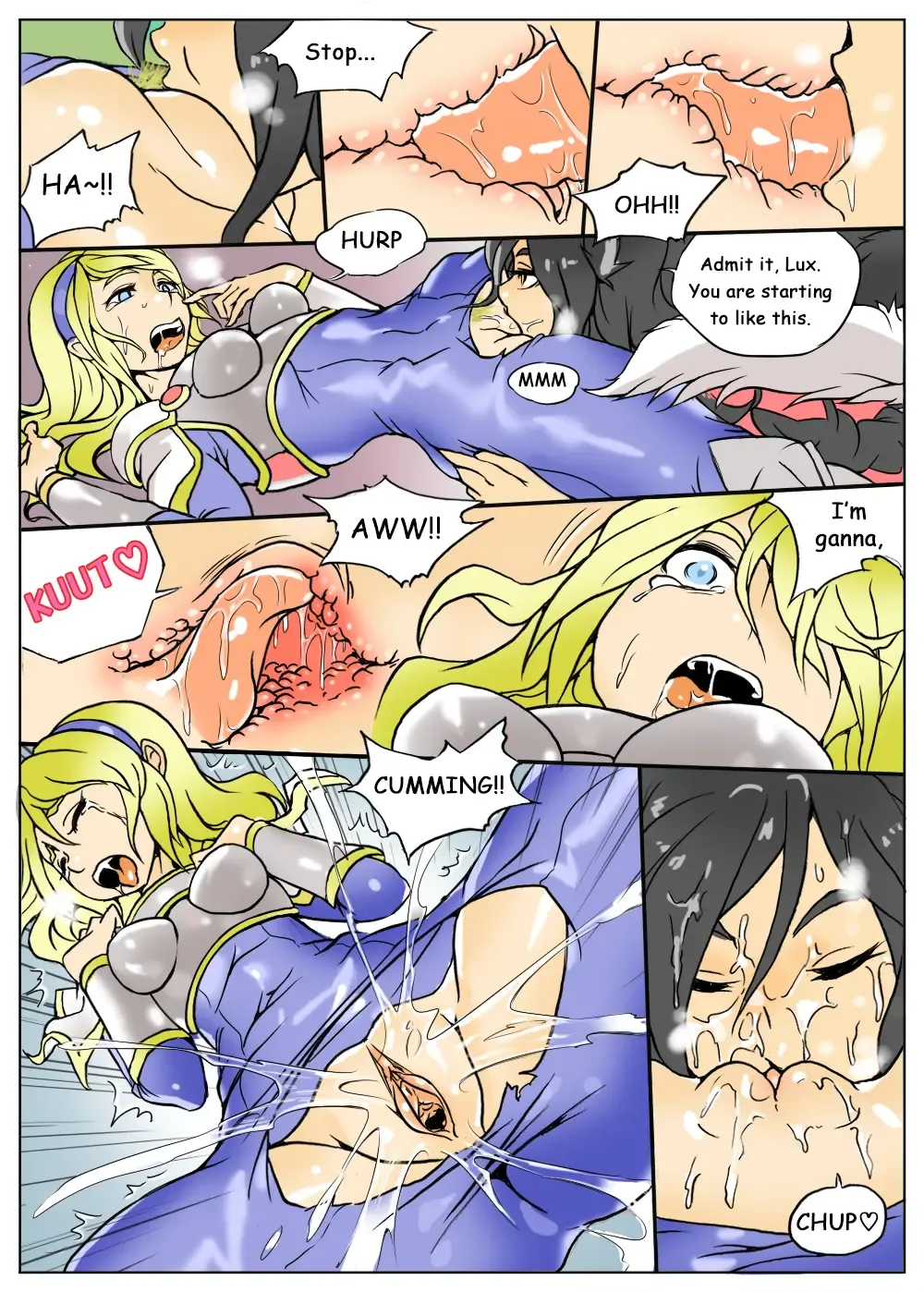 Lux gets Ganked! Fhentai - Page 7