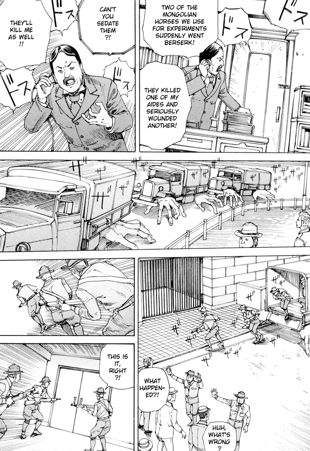 [Kago Shintarou] Chou Douryoku Mouko Daishuurai - The Ultra Power Mongol Invasion | Super Powered Mongolia Invasion Fhentai - Page 159