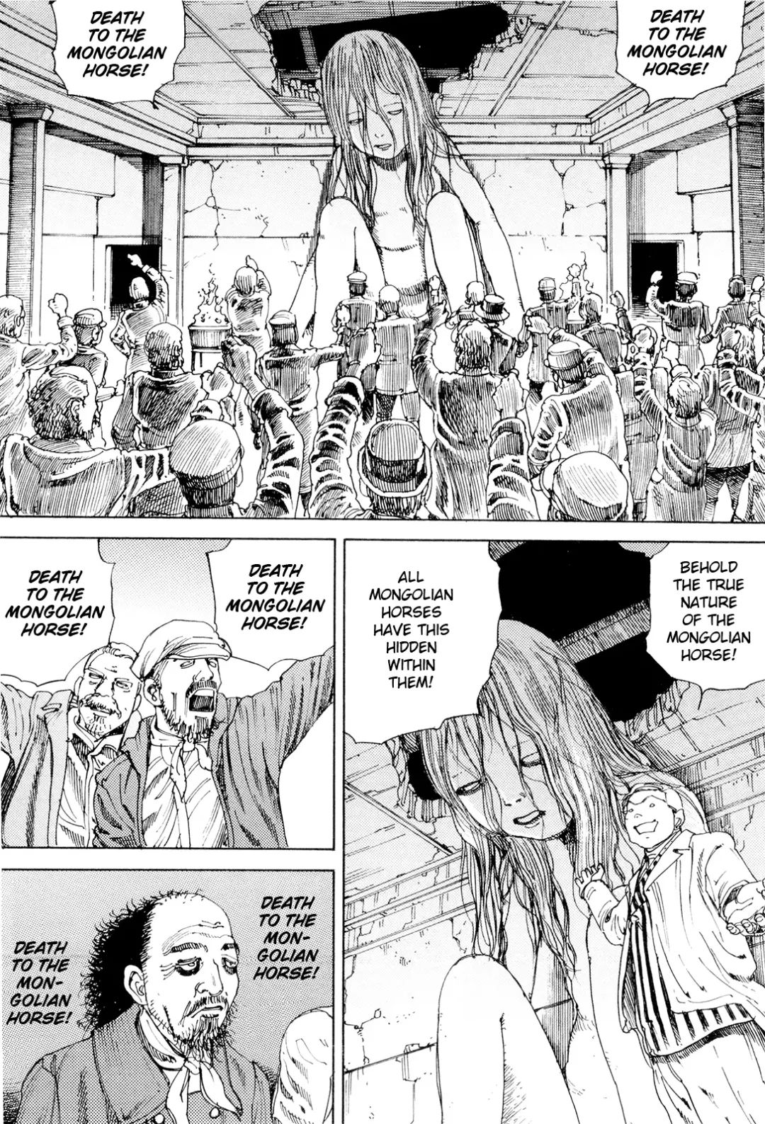 [Kago Shintarou] Chou Douryoku Mouko Daishuurai - The Ultra Power Mongol Invasion | Super Powered Mongolia Invasion Fhentai - Page 95