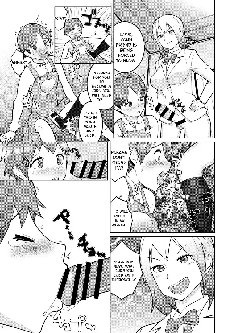 Josou Mazo Danshi Kyousei Kyouiku Gakuen ~Futanari Shoujo-tachi ni Shitsuke Kerarete~ Fhentai - Page 9