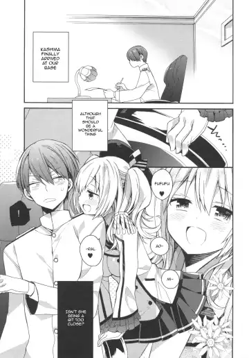 [Araki Kanao] Kashima-chan no Renai Sensen Ijou Ari | Abnormality During Kashima's War Simulation Fhentai - Page 4