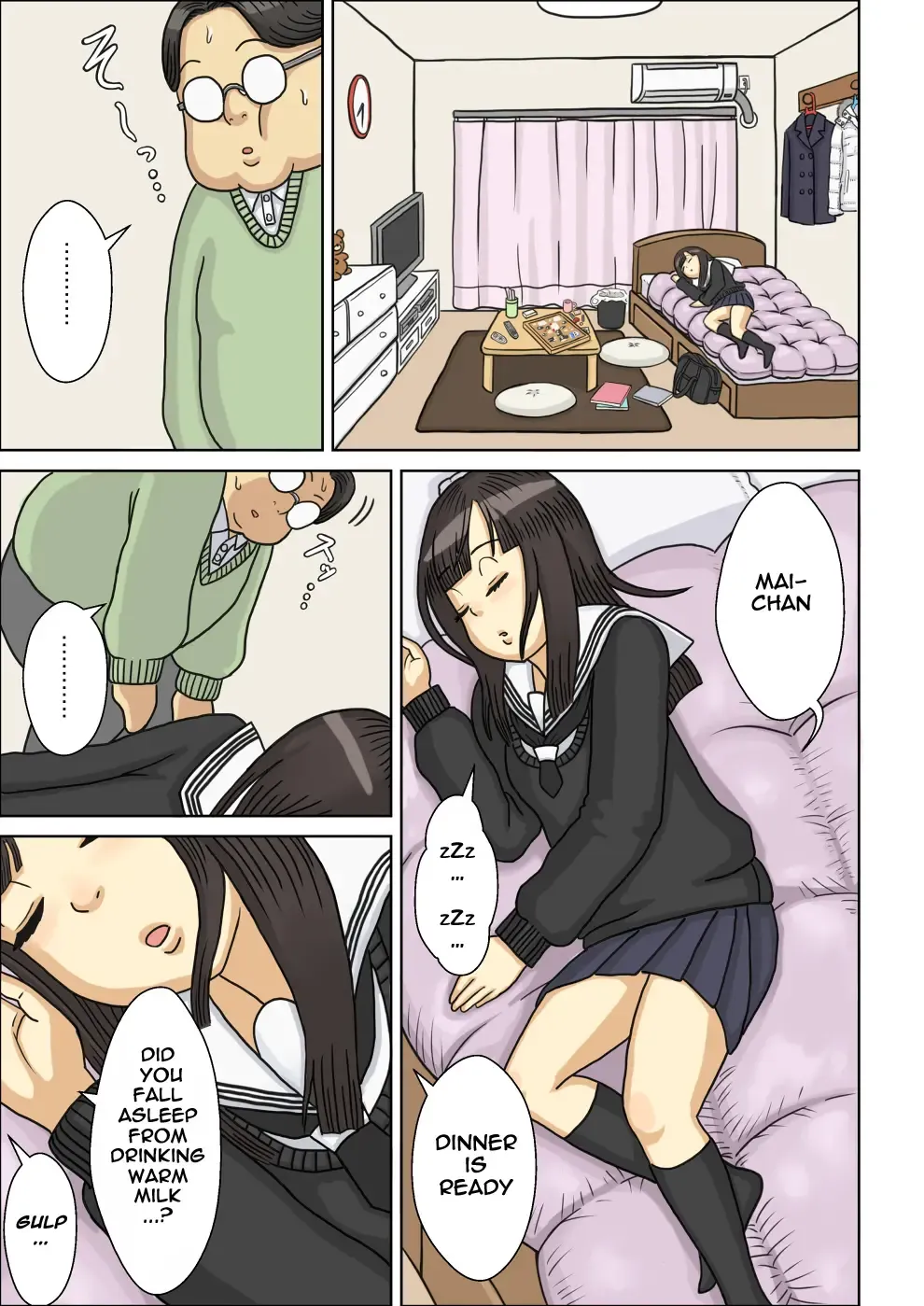 Nemuraseta JK Tsureko ni, Nettori Sumata Bukkake Nakadashi Fhentai - Page 8