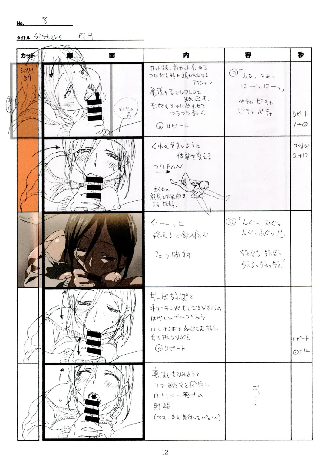 [Taki Minashika] SISTERS -Natsu no Saigo no Hi- H Scene All Part Storyboard Fhentai - Page 12