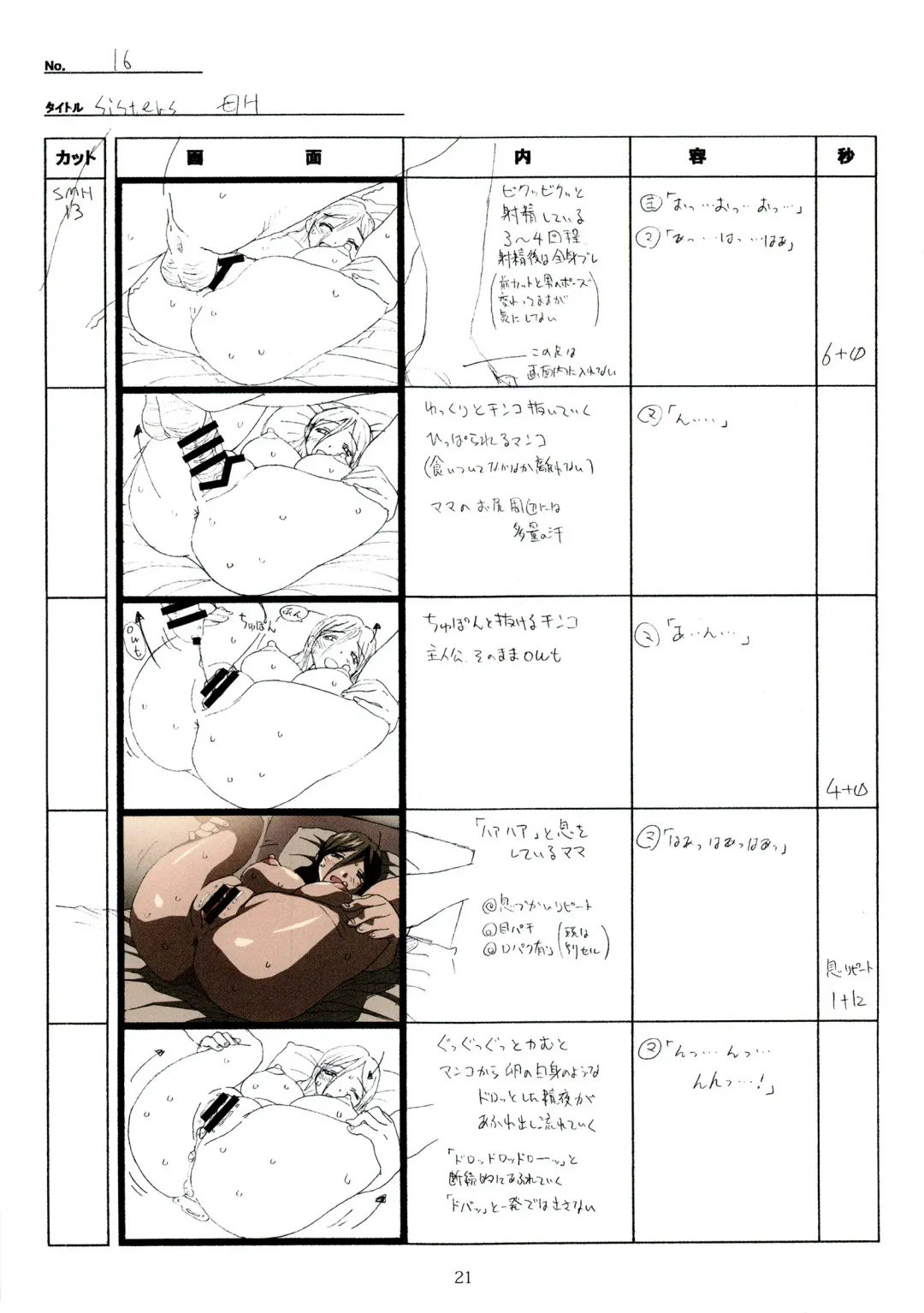 [Taki Minashika] SISTERS -Natsu no Saigo no Hi- H Scene All Part Storyboard Fhentai - Page 21