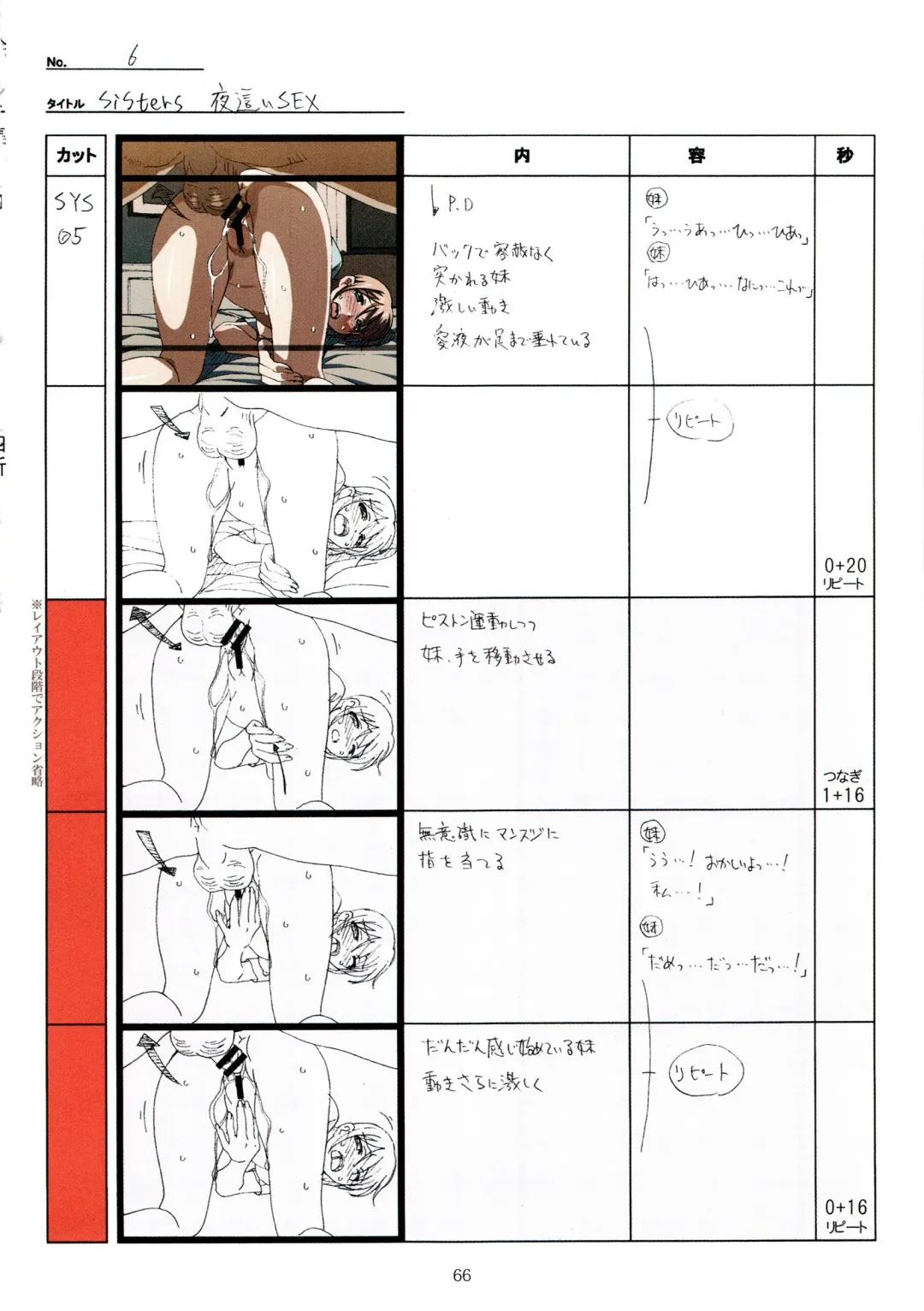 [Taki Minashika] SISTERS -Natsu no Saigo no Hi- H Scene All Part Storyboard Fhentai - Page 66
