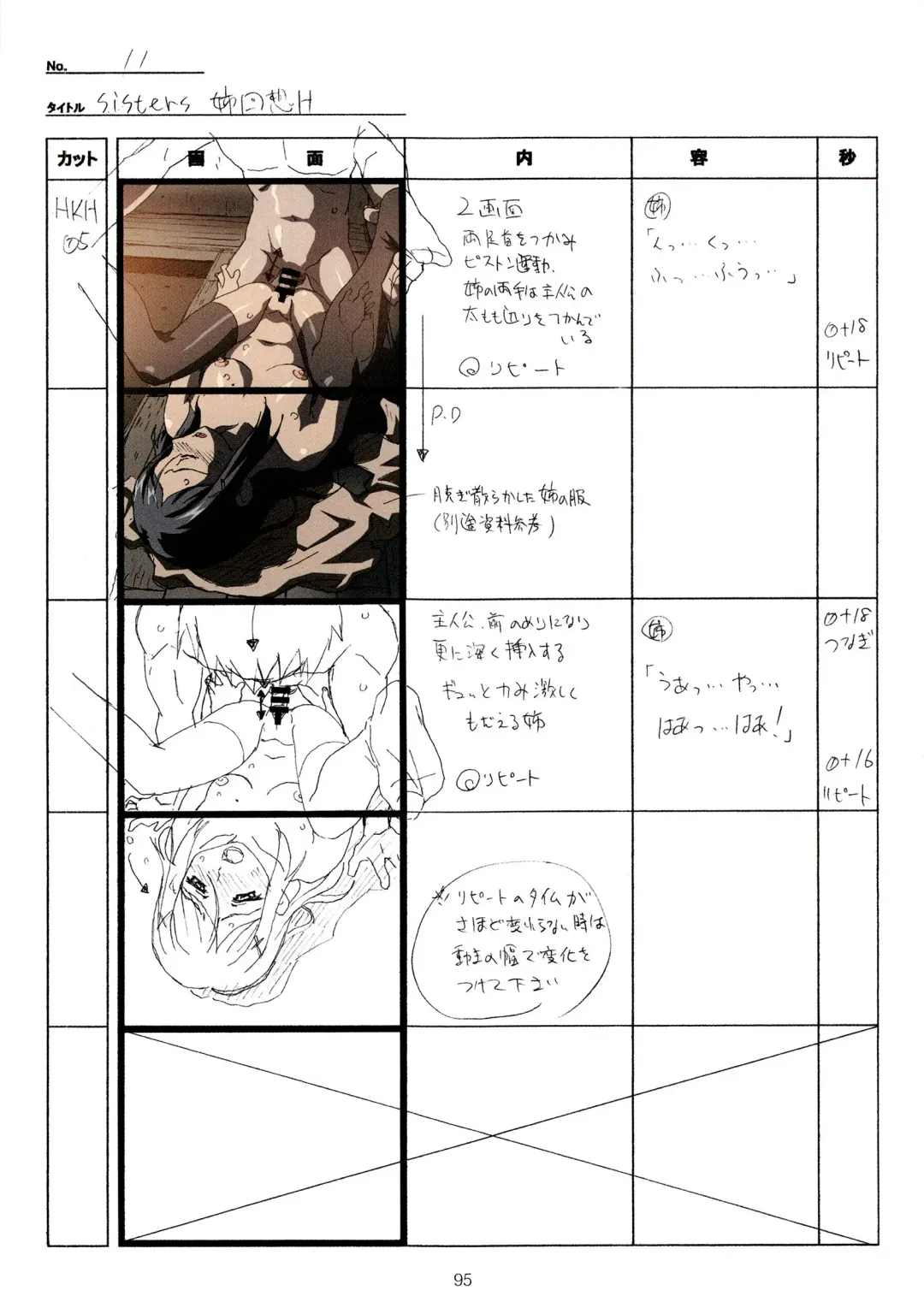 [Taki Minashika] SISTERS -Natsu no Saigo no Hi- H Scene All Part Storyboard Fhentai - Page 95