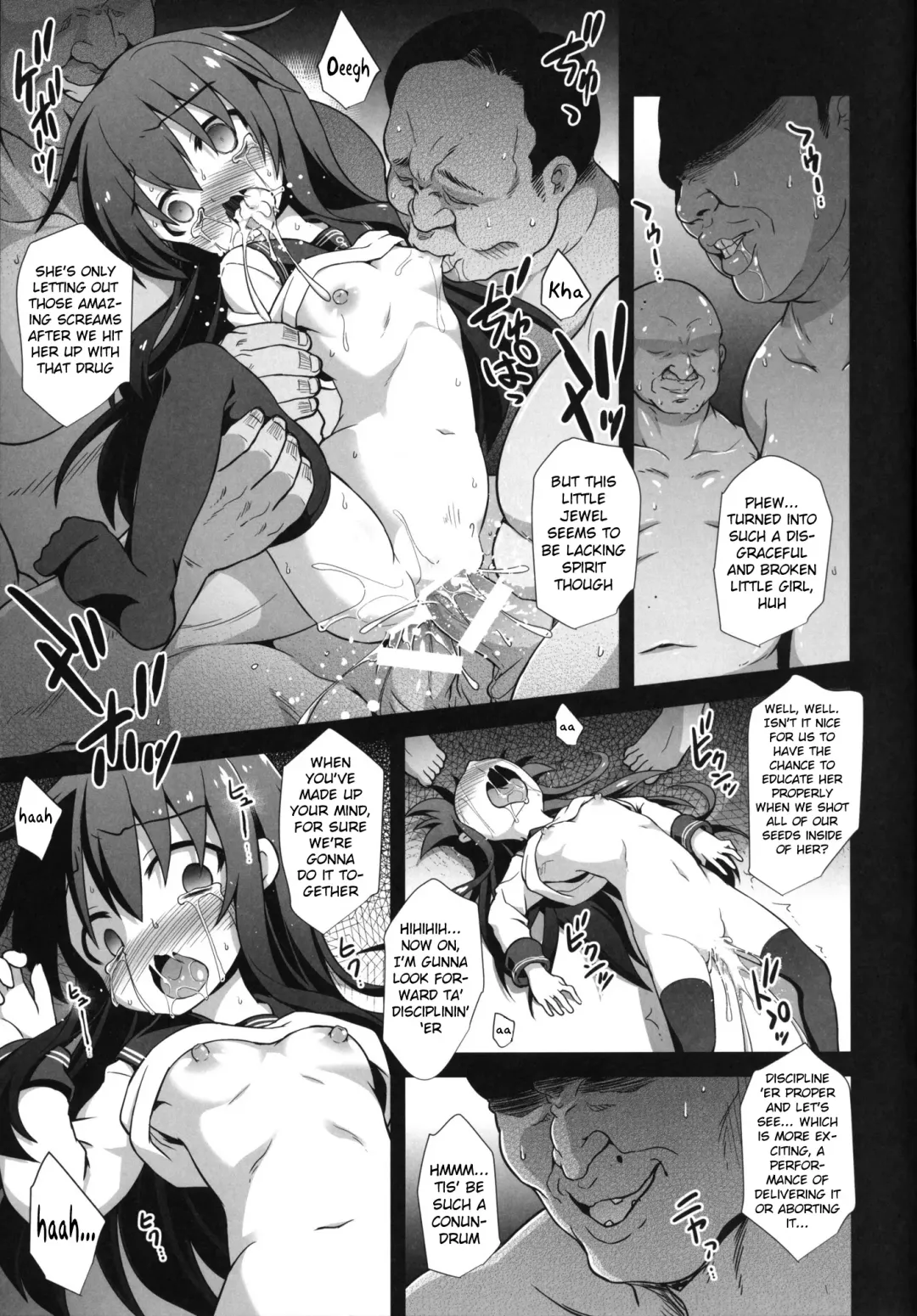 [Kokutou Nikke] Kanmusu Chakunin Zenya - Akatsuki Ryoujoku Enkai Rinkan | Eve of Ship Girls Pregnancy - Akatsuki's Gang Rape Banquet Fhentai - Page 24