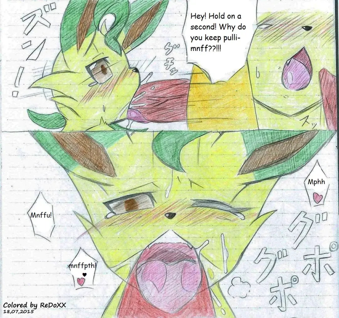 Leafeon X Quilava Fhentai - Page 14