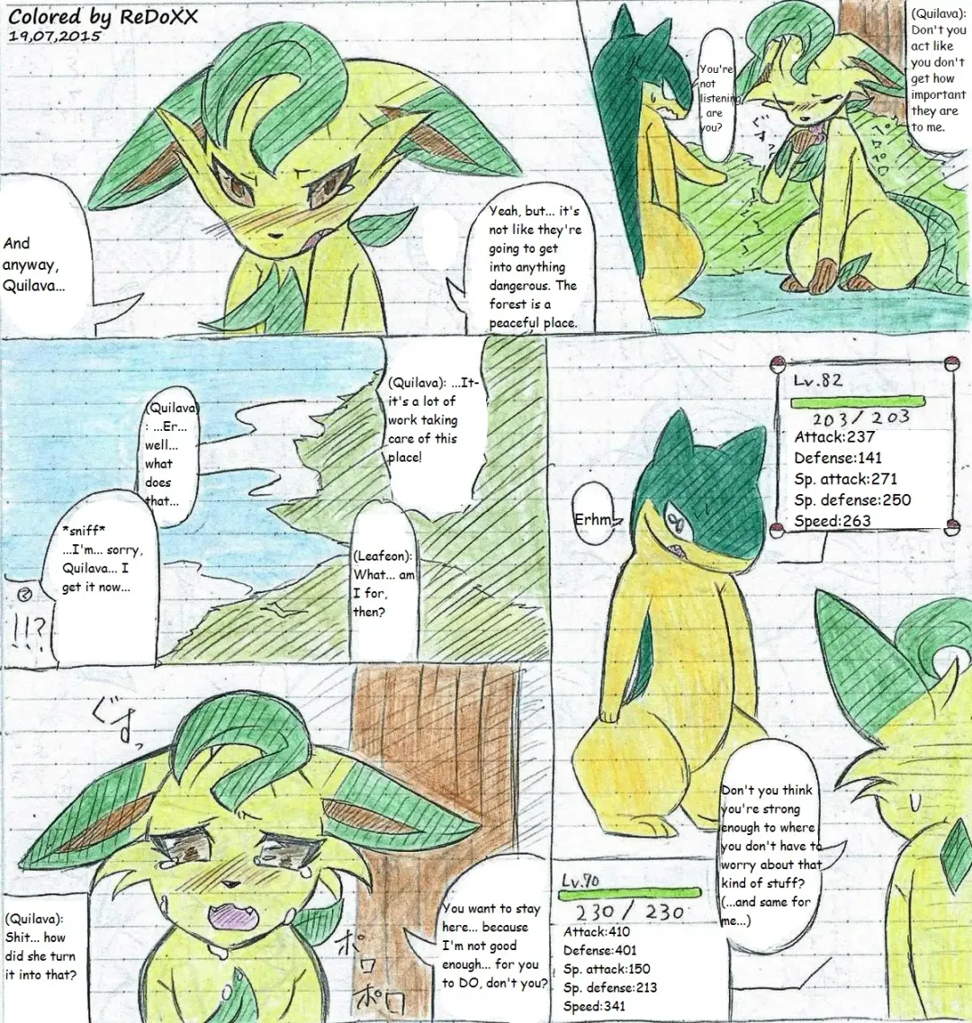 Leafeon X Quilava Fhentai - Page 17