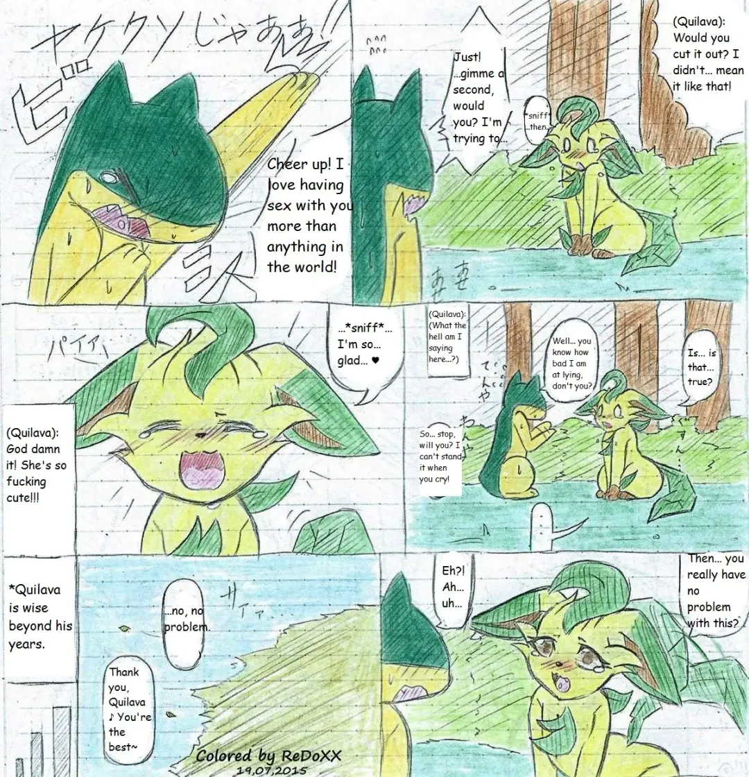 Leafeon X Quilava Fhentai - Page 18