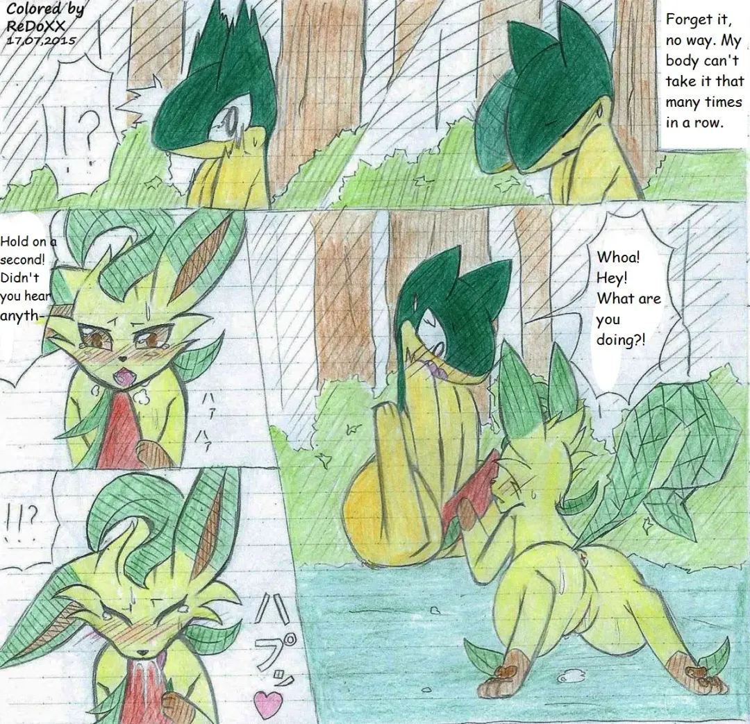 Leafeon X Quilava Fhentai - Page 4