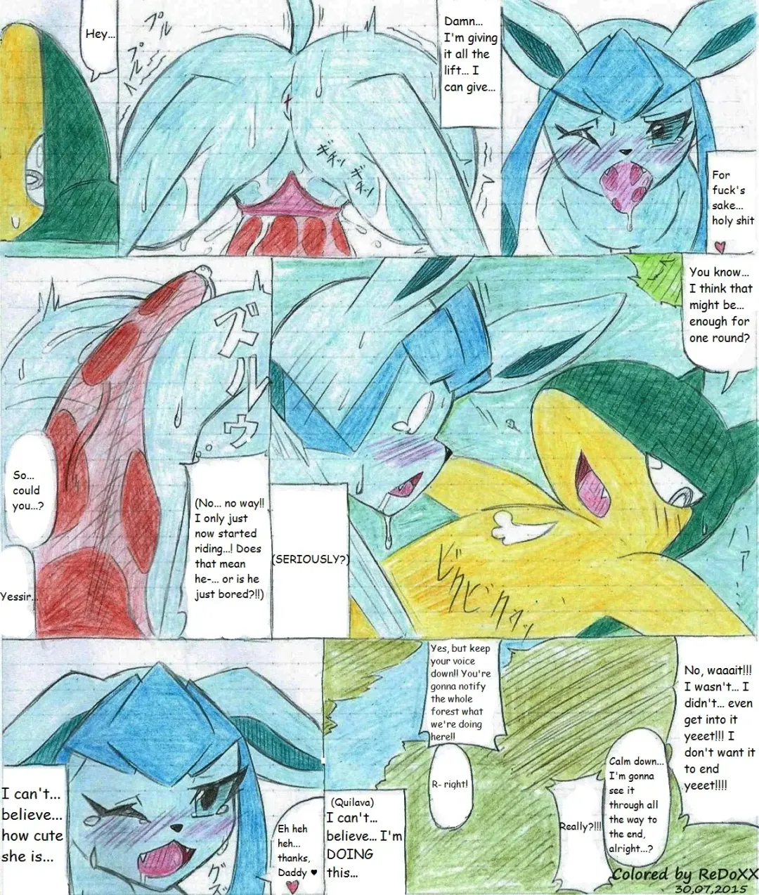 Leafeon X Quilava Fhentai - Page 49