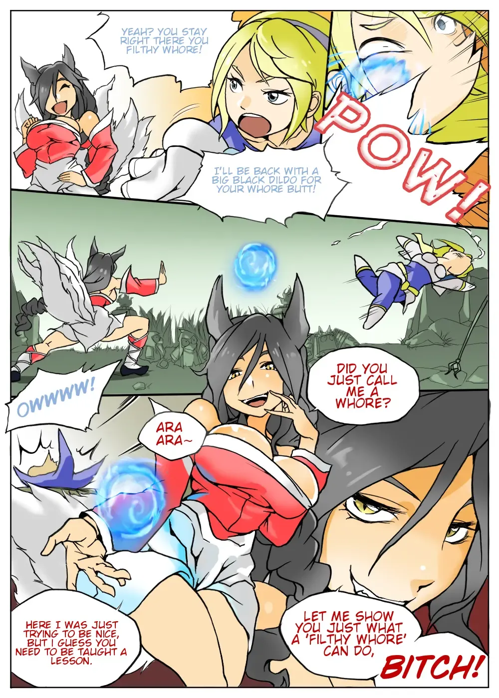 Lux gets Ganked! Fhentai - Page 3