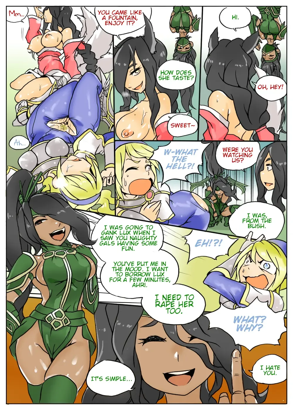 Lux gets Ganked! Fhentai - Page 8