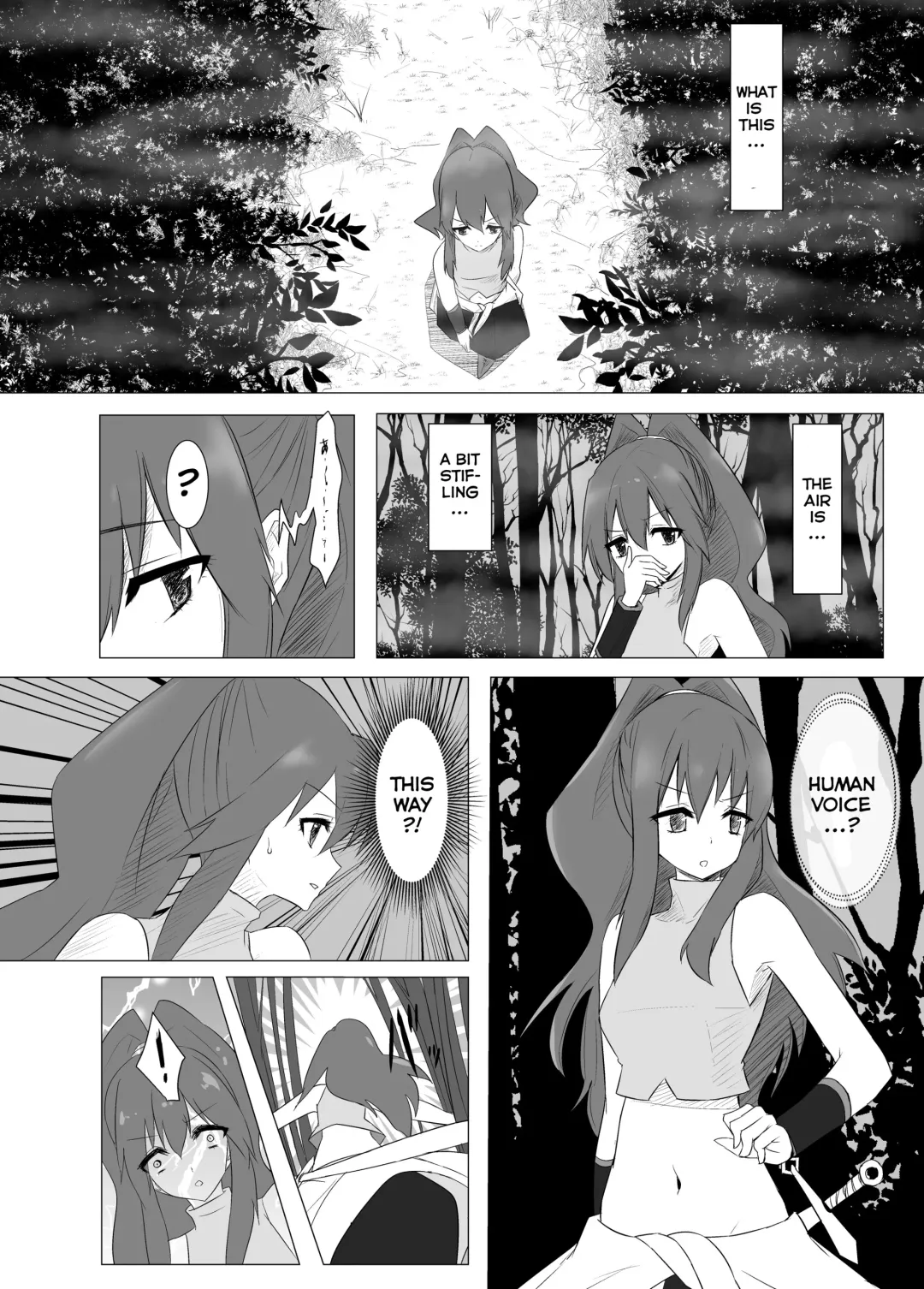 [Stealth Moko] Jingai Lez Rape -Alraune Hen- | Jingai Lez Rape -Alraune Story- Fhentai - Page 4