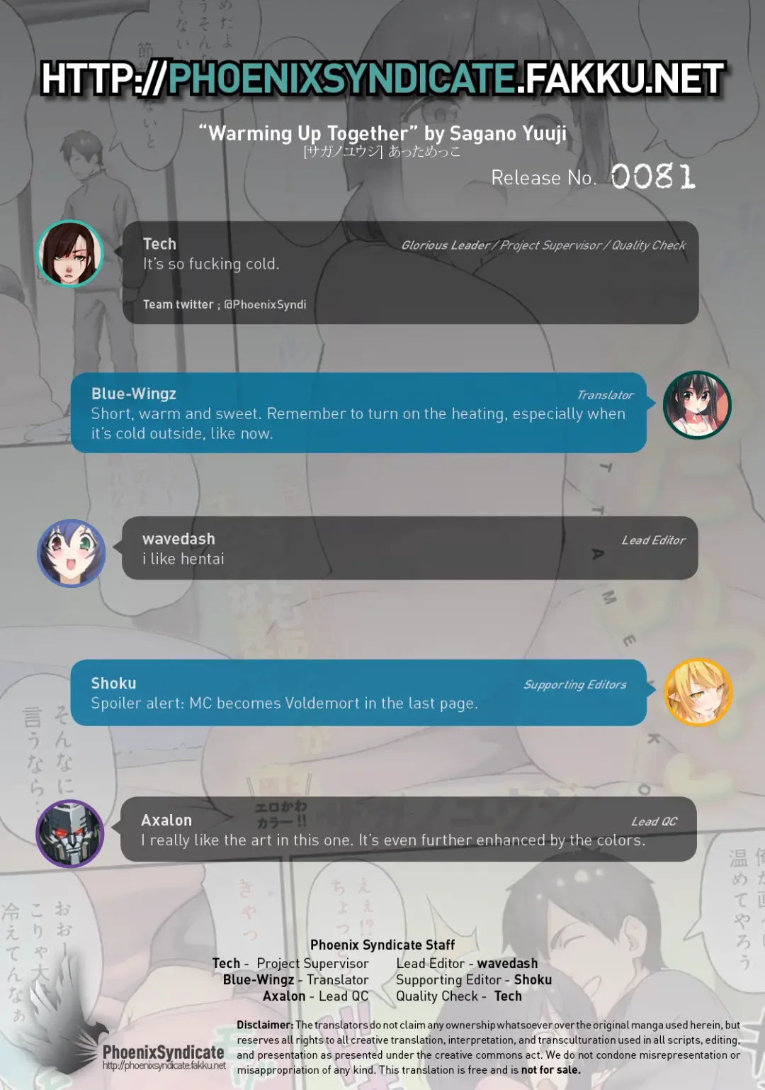 [Sagano Yuuji] Atamekko | Warming Up Together Fhentai - Page 9