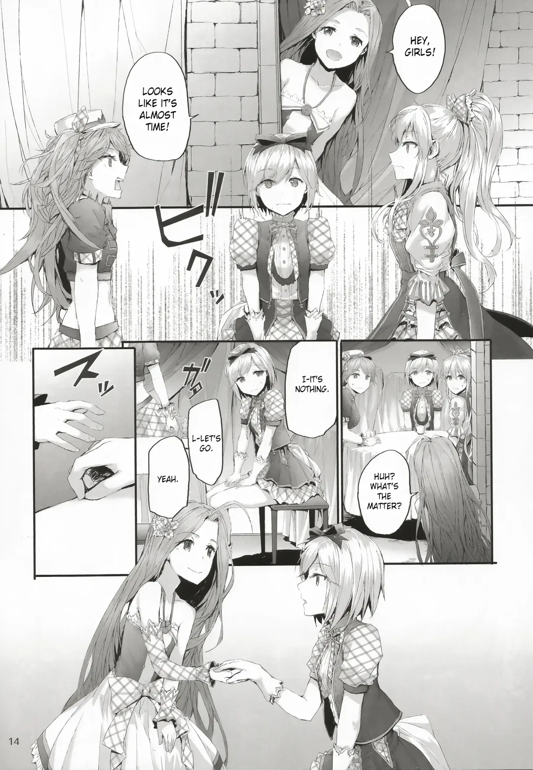 [Sumiya] Kikuushi Idol no Gakuya Urabanashi | Sky Knight Idols' Backstage Story Fhentai - Page 14