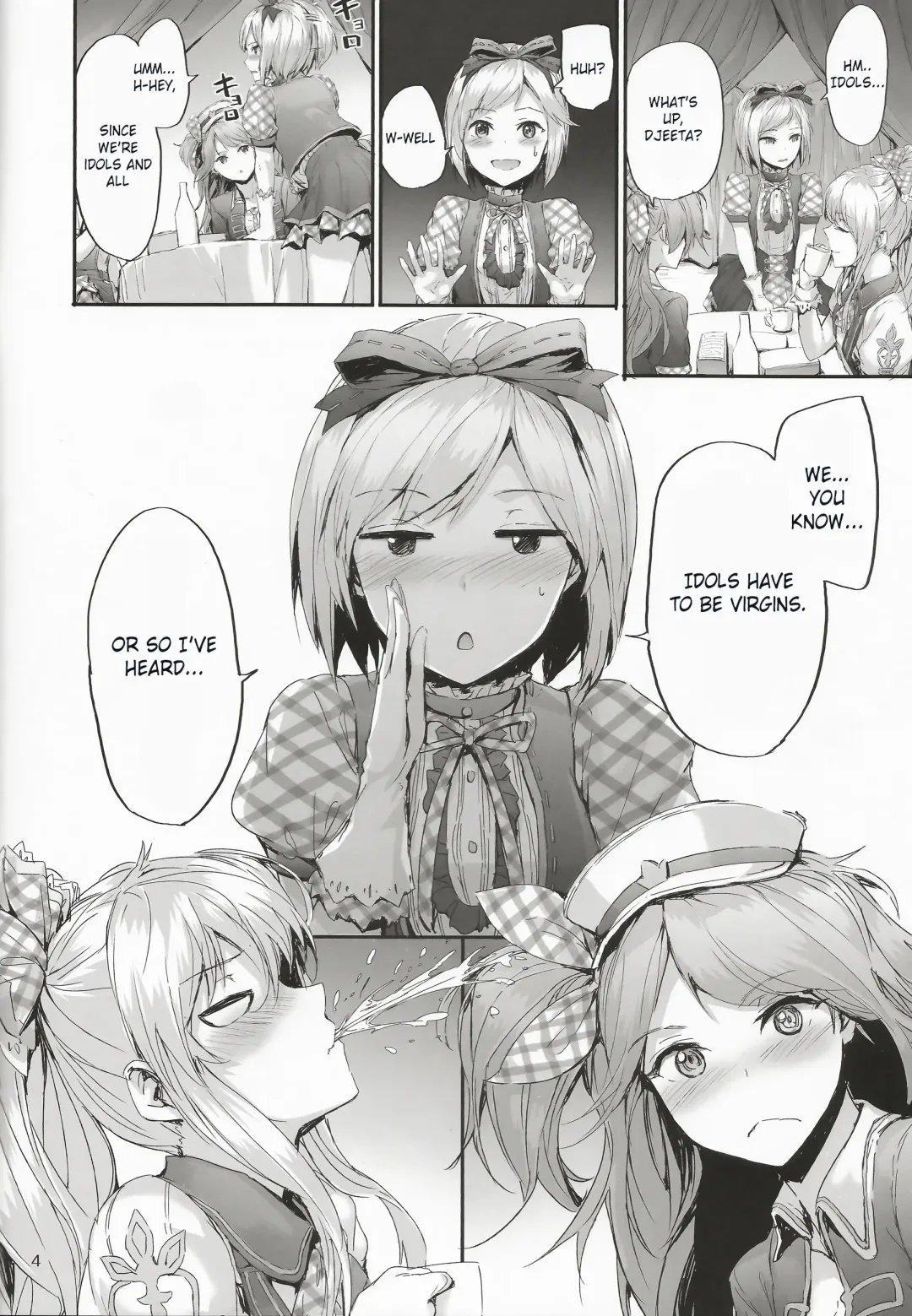 [Sumiya] Kikuushi Idol no Gakuya Urabanashi | Sky Knight Idols' Backstage Story Fhentai - Page 4