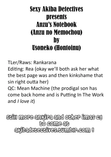 [Usoneko] Anzu no Memochou | Anzu's Notebook Fhentai - Page 23