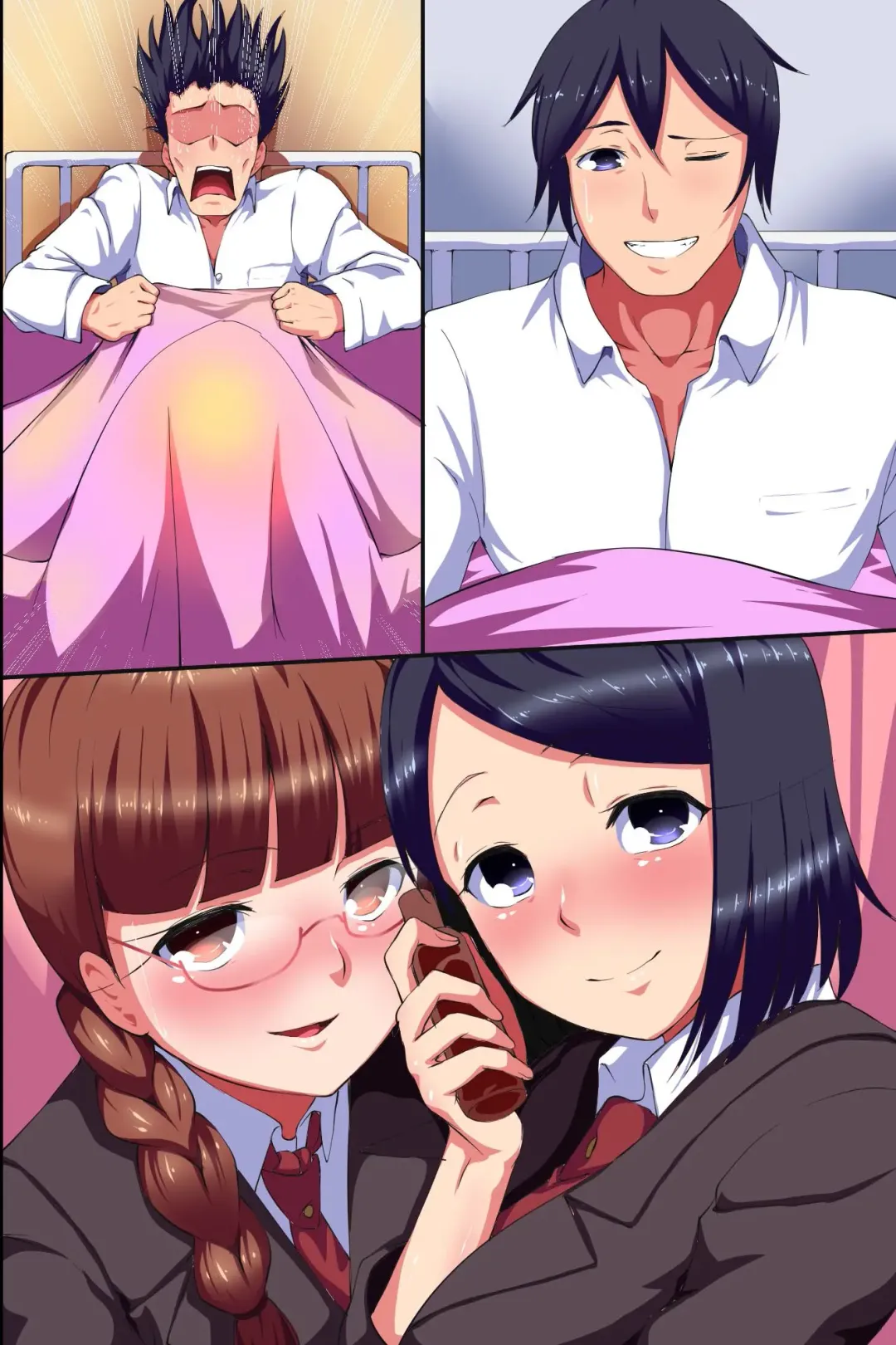 [Meria] Joshi Seito-tachi ga Tsugitsugi ni Nakadashi SEX o Onedari Shite Kuru Namahame Harem Sousenkyo Fhentai - Page 75