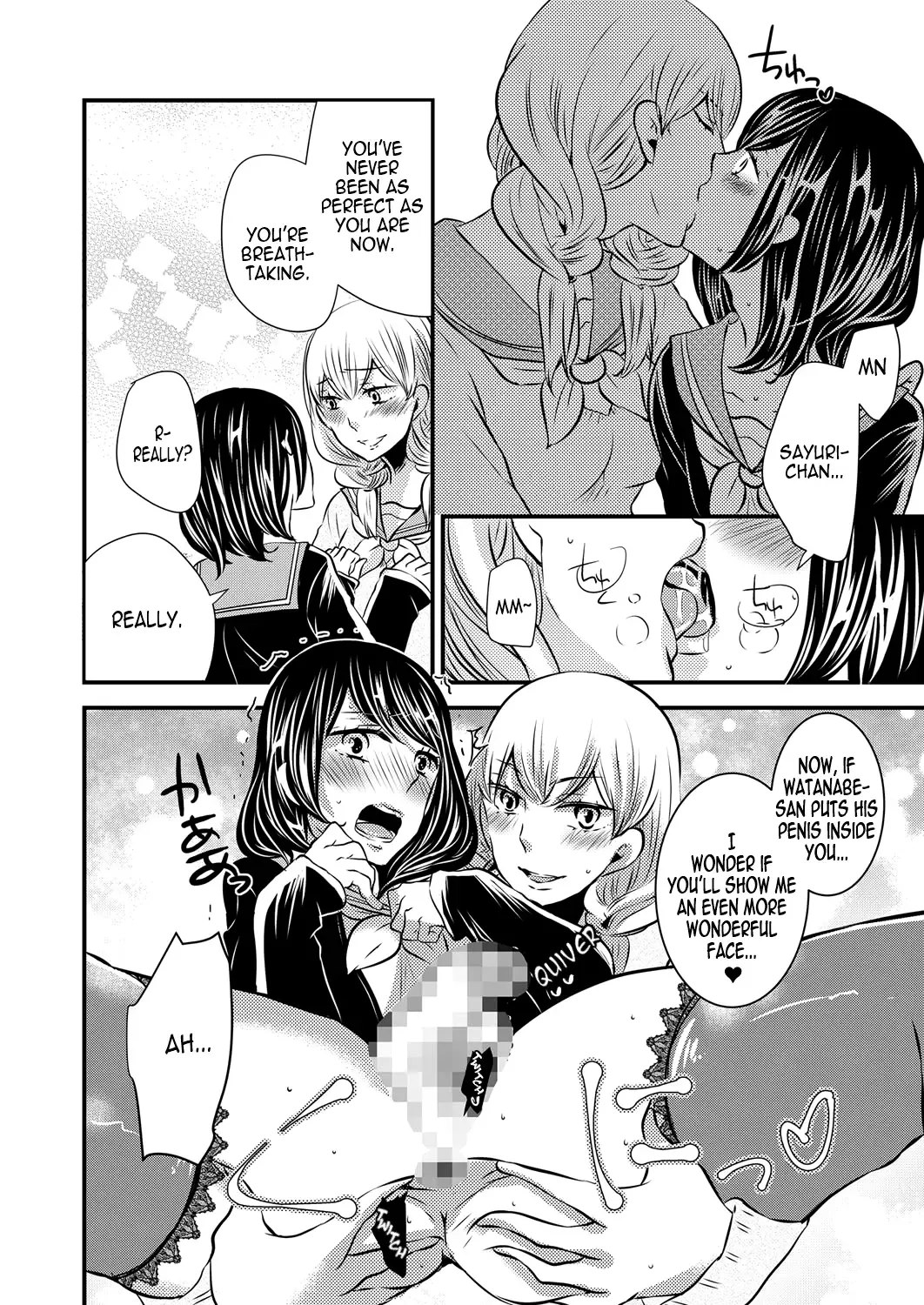 [Kuromame] Netorase Otokonoko | A Trap Forced Into Adultery Fhentai - Page 10