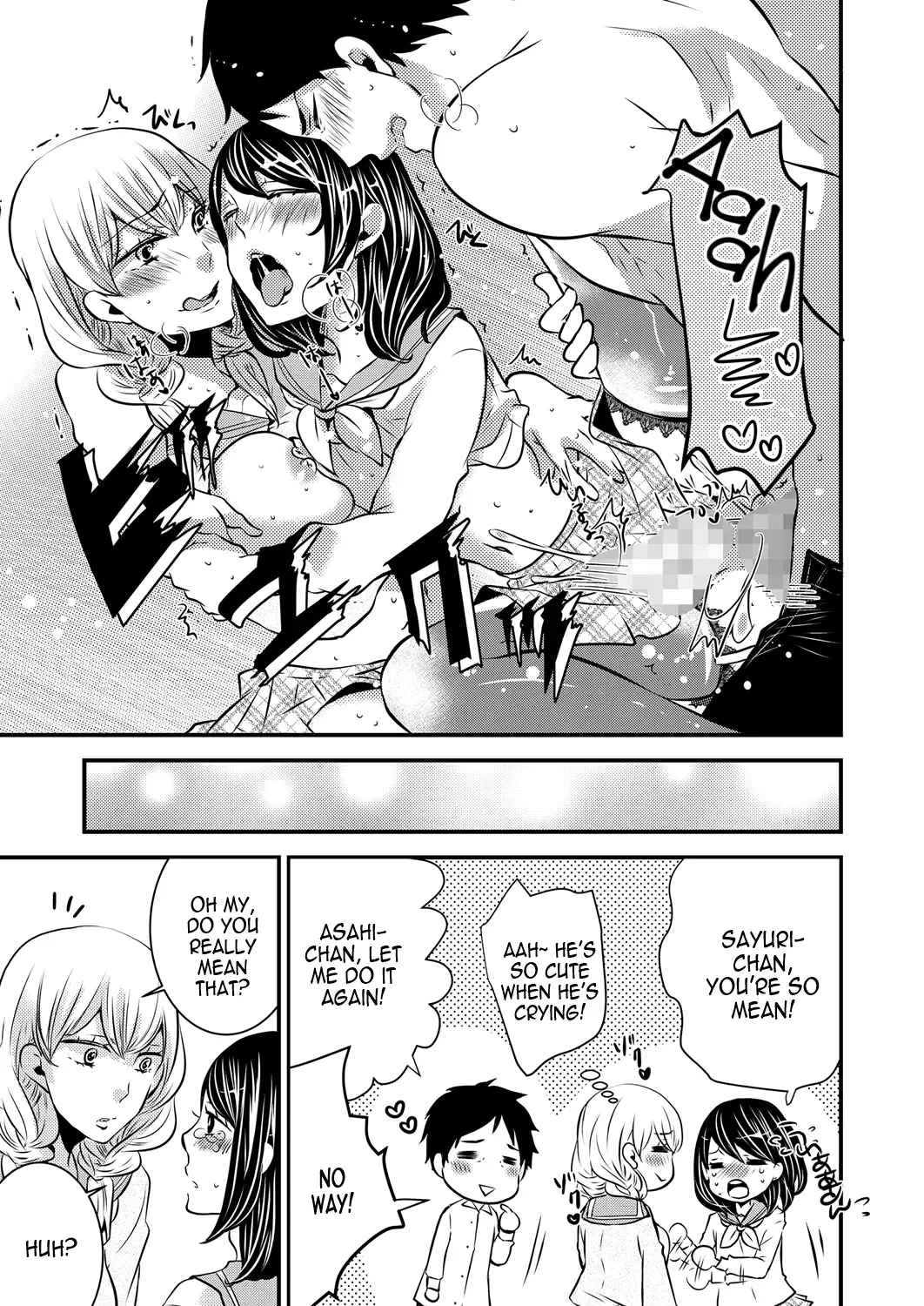 [Kuromame] Netorase Otokonoko | A Trap Forced Into Adultery Fhentai - Page 15
