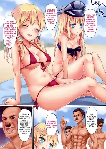 [Milkshake] Kaigaikan Natsu no Kyoudou Enshuu | A Summer Joint Training With Foreign Ships Fhentai - Page 6